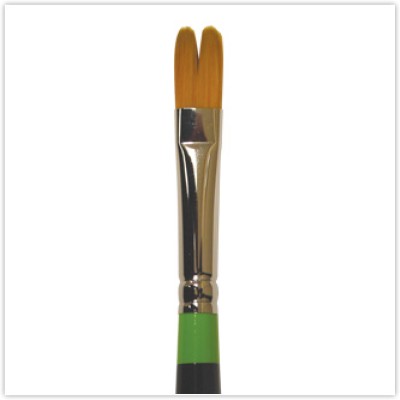 La Corneille Golden Taklon Double Filbert Brush 7530 size 6 La Corneille Golden Taklon Double Filbert Brush 7530 size 6